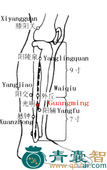 光明穴的主治功效位置图解-青囊智