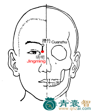 睛明穴的主治功效位置图解-青囊智